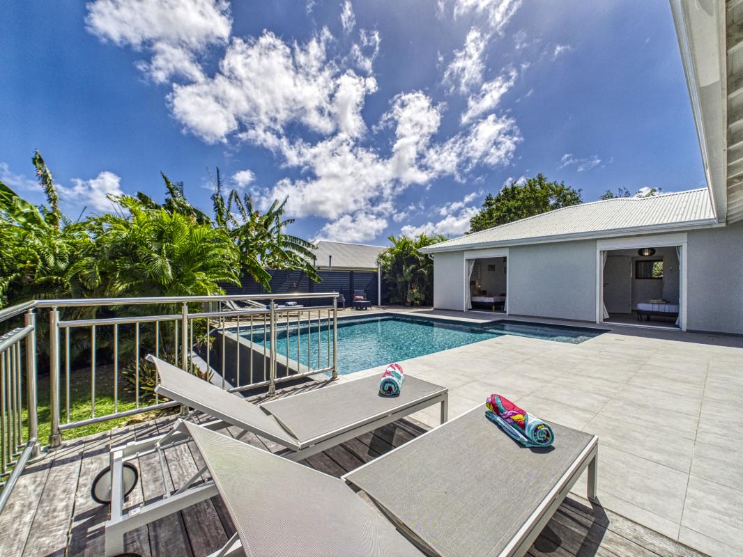 5.Location villa piscine Saint François Guadeloupe_Piscine